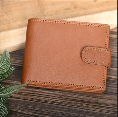 Ladies Zip-Around Leather Wallet