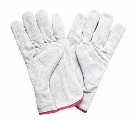 Industrial leather safety gloves cut resistant welding